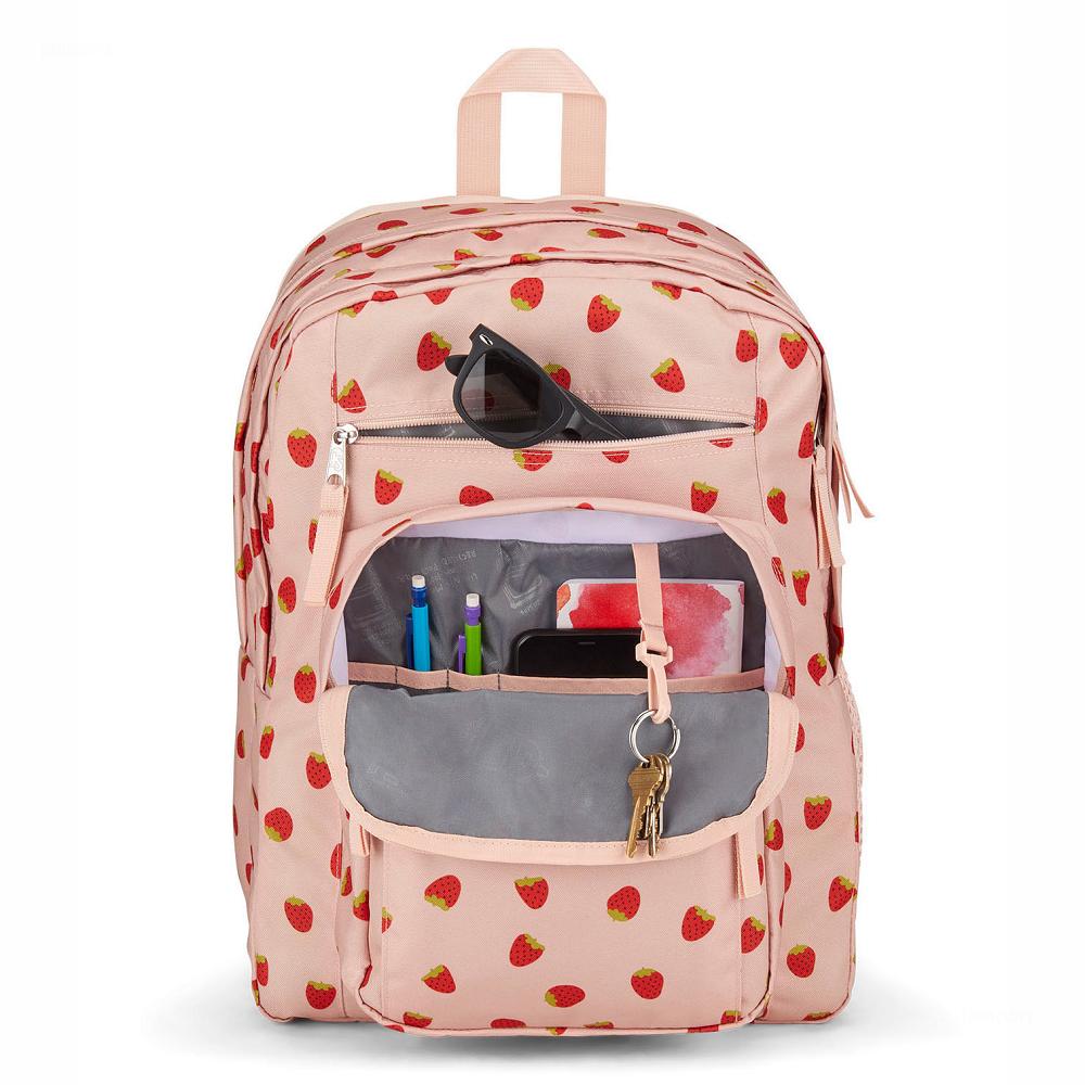 Sac à Dos Ordinateur JanSport BIG STUDENT Rose Rouge | LYJ-26480962